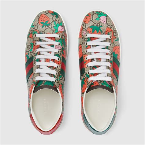 gucci strawberry shoes.